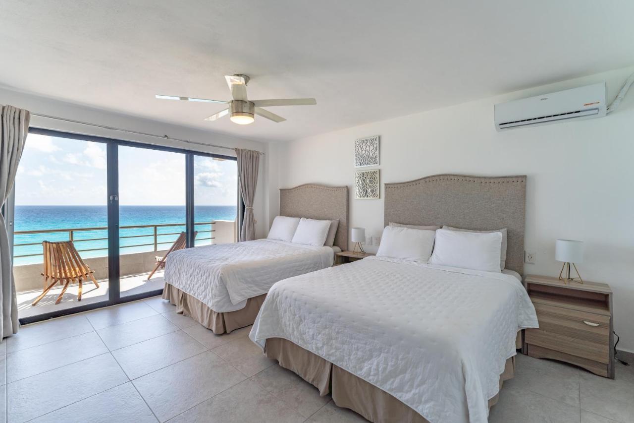 Sparkling Ocean View In Apartment Cancun